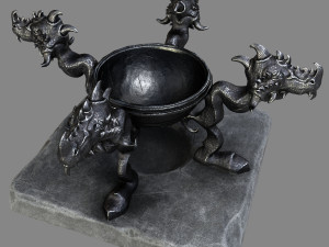 witch cauldron 3D Model