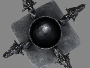 witch cauldron 3D Model