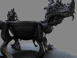 witch cauldron Modèle 3D