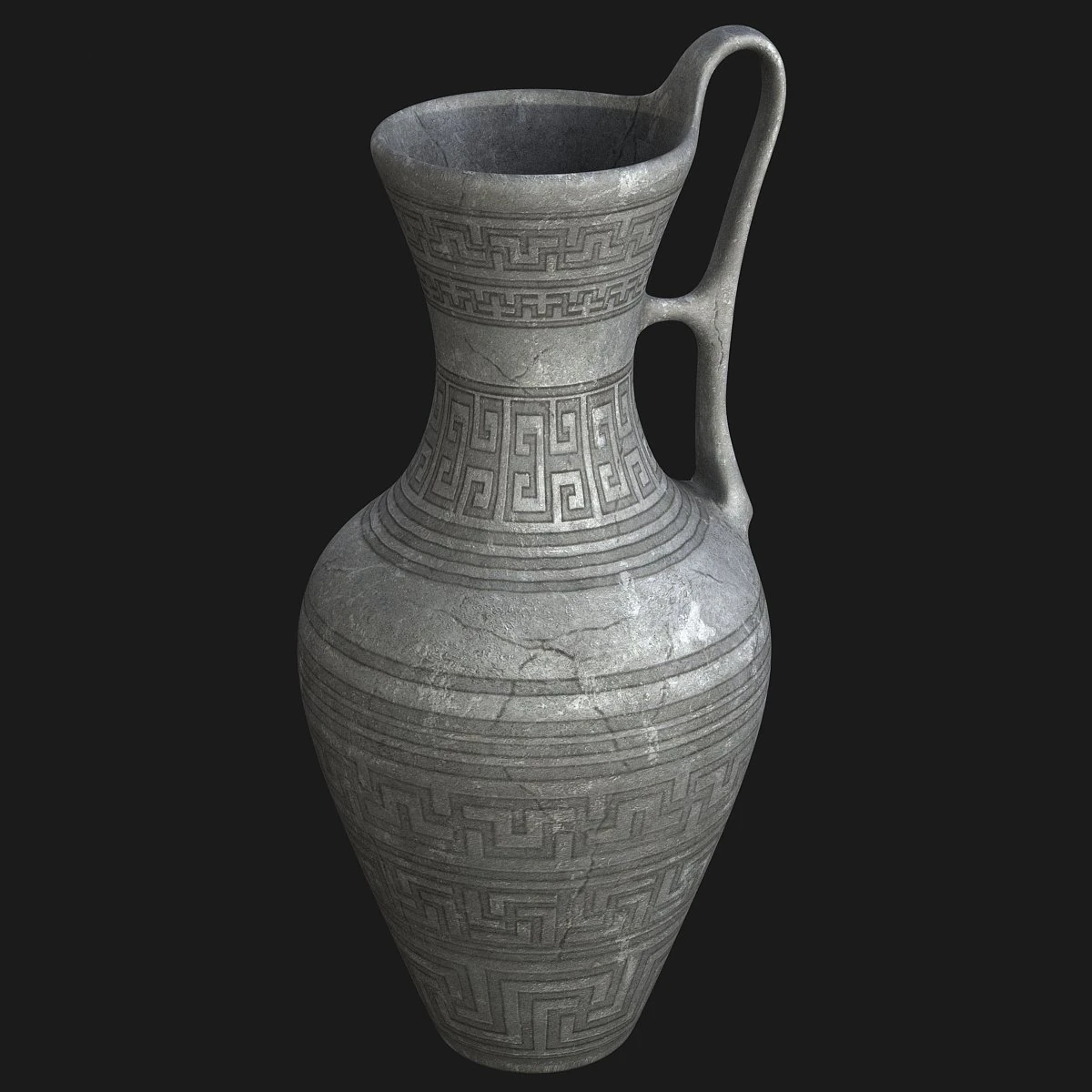 old jug 3D Model .c4d .max .obj .3ds .fbx .stl .blend 