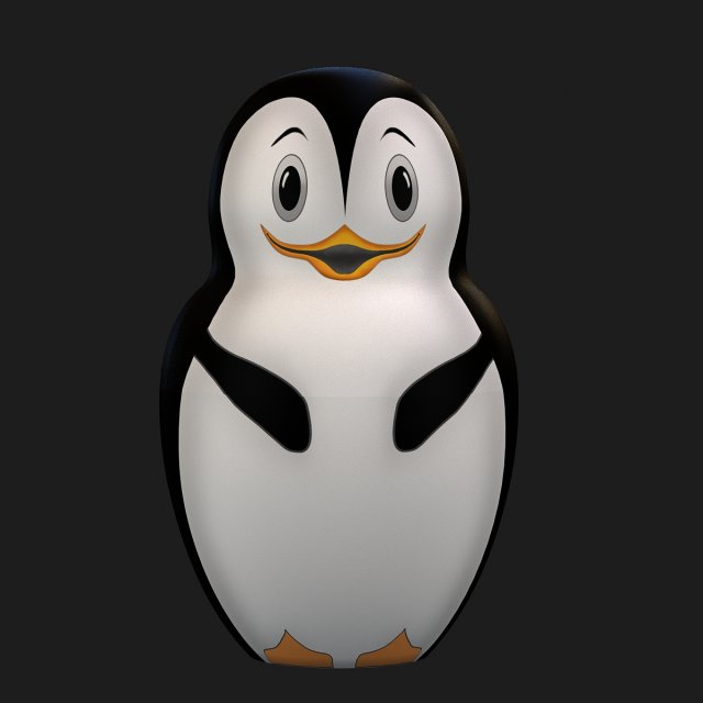 nesting doll 3D Model .c4d .max .obj .3ds .fbx .stl .blend 