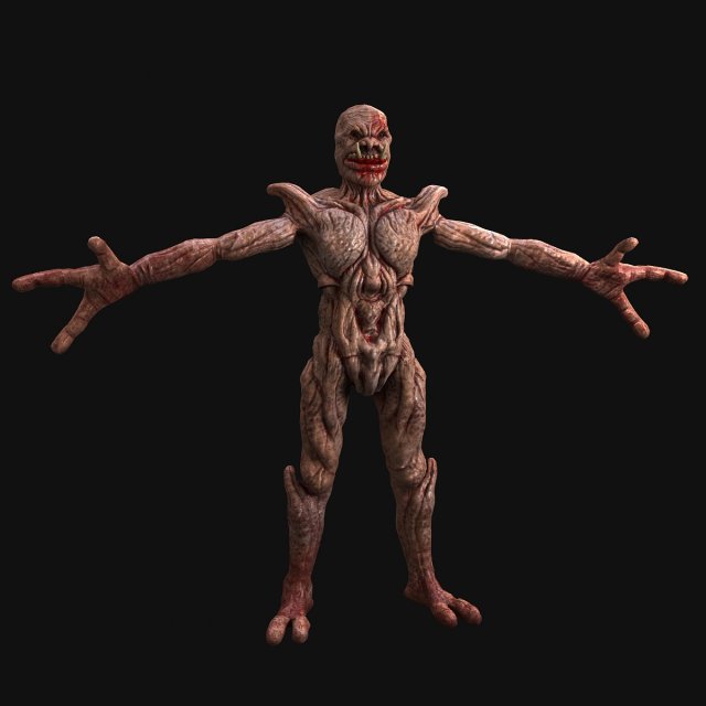 monster 3Dモデル .c4d .max .obj .3ds .fbx .stl .blend 