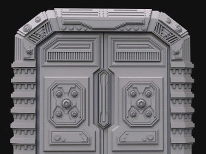 विज्ञान कथा द्वार 3D मॉडल