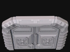 विज्ञान कथा द्वार 3D मॉडल