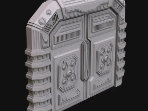 विज्ञान कथा द्वार 3D मॉडल