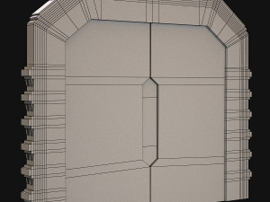 sci fi door 3D 模型