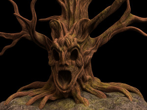 tree fantasy druid 3Dモデル