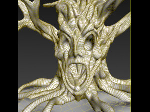 tree fantasy druid 3Dモデル