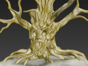 tree fantasy druid 3Dモデル