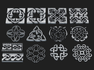 celtic ornament pack 2 3D Модель