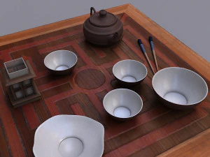 table chine 3D Model
