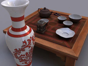 table chine 3D Model