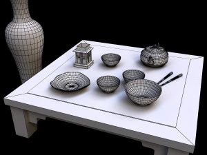 table chine 3D Model