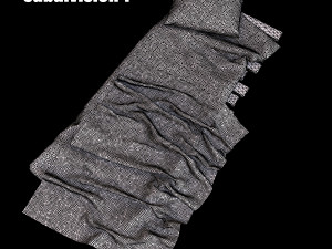 old sunbed on woods 3D Model