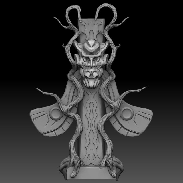 totem Modèle 3D .c4d .max .obj .3ds .fbx .stl .blend 