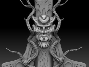 totem Modèle 3D