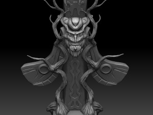 totem Modèle 3D