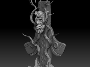 totem Modèle 3D