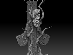 totem Modèle 3D