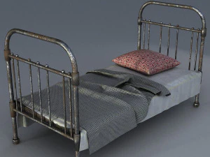 old bed 3D Model