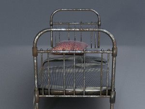 old bed Modelo 3D