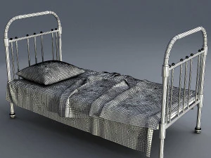 old bed 3D Model