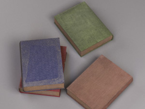 old books 3D Модель