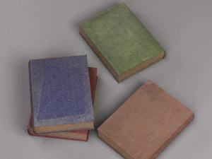 古い本 3Dモデル