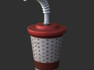 plastic drinking cup 3D Model