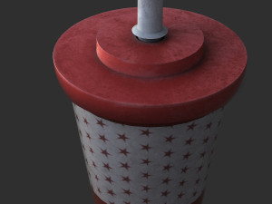 plastic drinking cup Model 3D