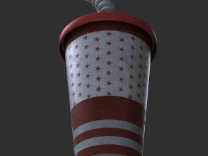 plastic drinking cup 3D Model