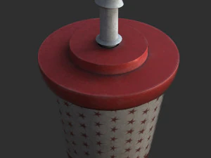 plastic drinking cup 3D Model