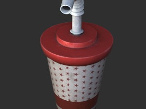 plastic drinking cup Model 3D