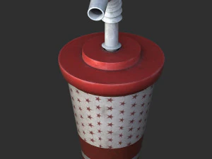 plastic drinking cup 3D Model