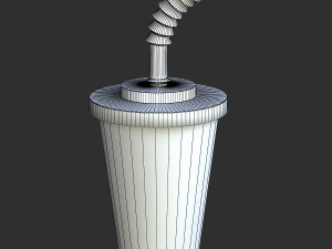 plastic drinking cup Model 3D