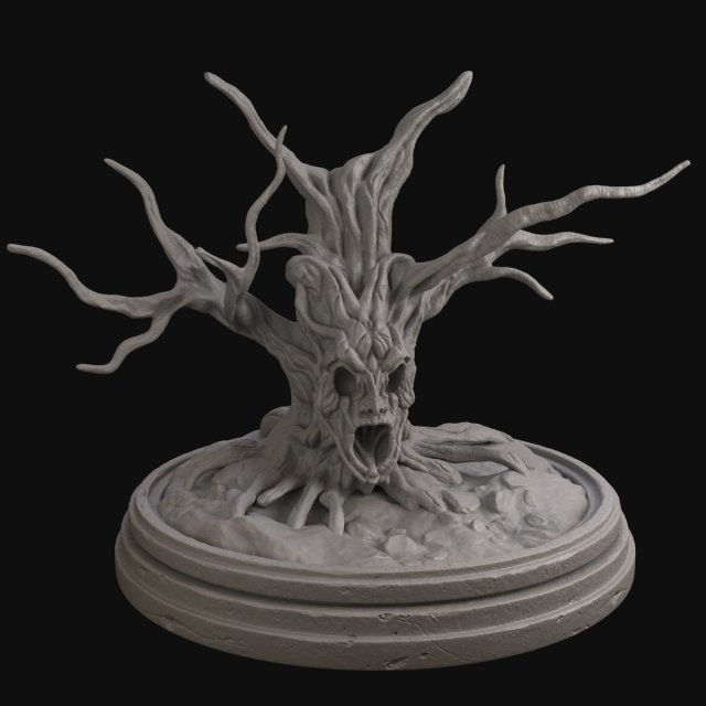 fantasy tree 3D 모델 .c4d .max .obj .3ds .fbx .stl .blend 