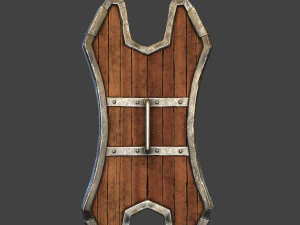 shield wood 3D Model