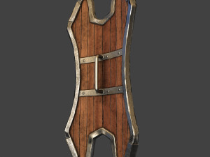 shield wood Modelo 3D