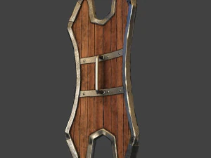shield wood 3D Model
