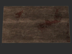 old wooden table 3D Model