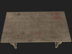 old table 3D 模型