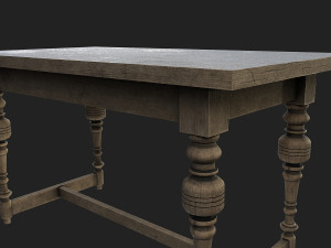 old table 3D 模型