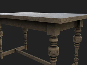 old table 3D Model