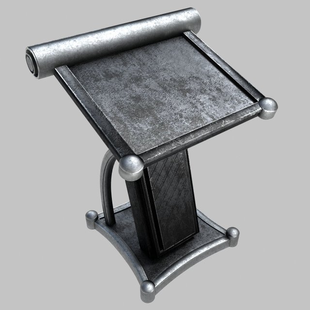 pulpit Modelo 3D .c4d .max .obj .3ds .fbx .stl .blend 