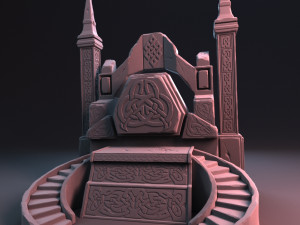 fantasy pedestal Model 3D
