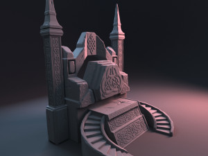fantasy pedestal Modelo 3D