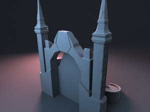 fantasy pedestal Modelo 3D