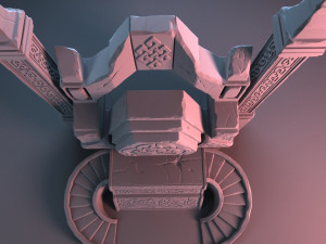 fantasy pedestal Modelo 3D