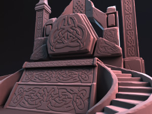 fantasy pedestal Modelo 3D