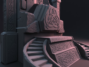 fantasy pedestal Modelo 3D